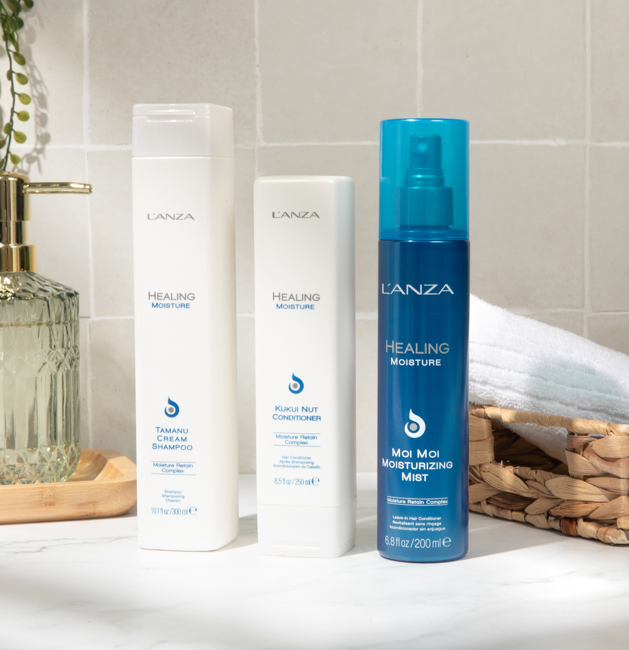 Lanza Moisture & Nourish Shampoo & on sale Conditioner