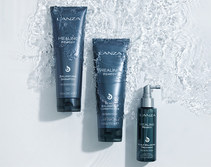 Lanza Healing Shampoo & Conditioner + Scalp outlet Balancing Treatment